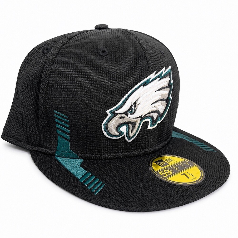 Philadelphia Eagles New Era 2024 Sideline On Field 59FIFTY Hat 7 1/2